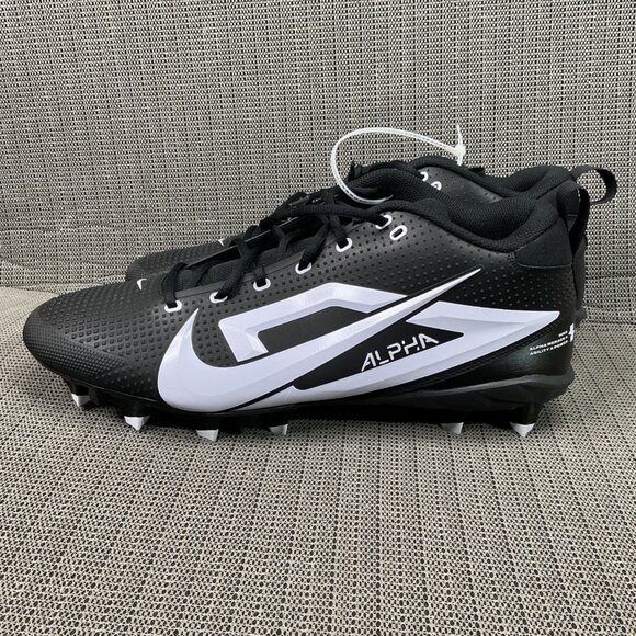 Nike Alpha Menace 4 Agility X Power Mens Size 16 Black/White Football Cleats main image 9